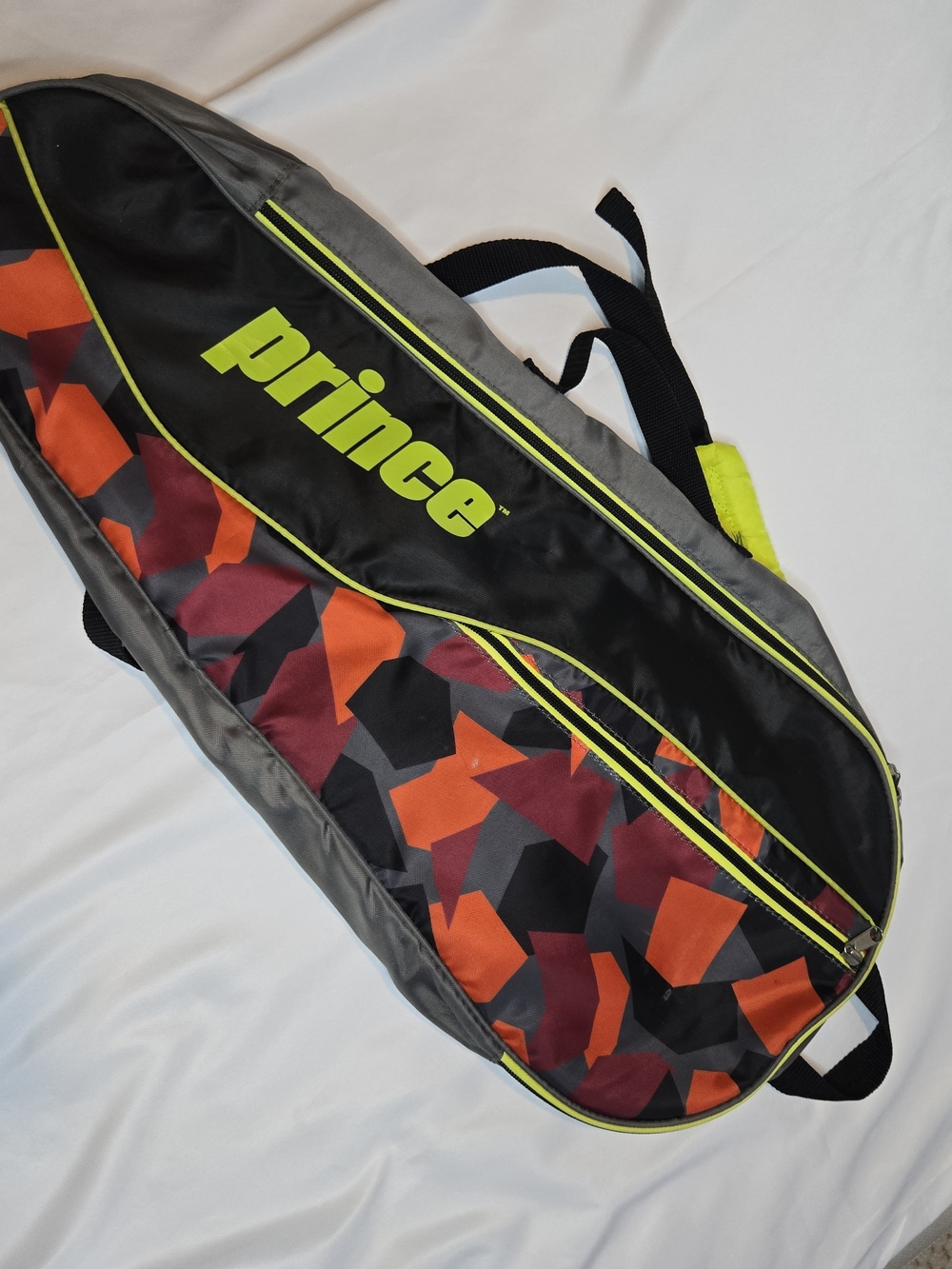 Prince Tennis Racquet Carry Bag Backpack Tote 26" Geometric Camo